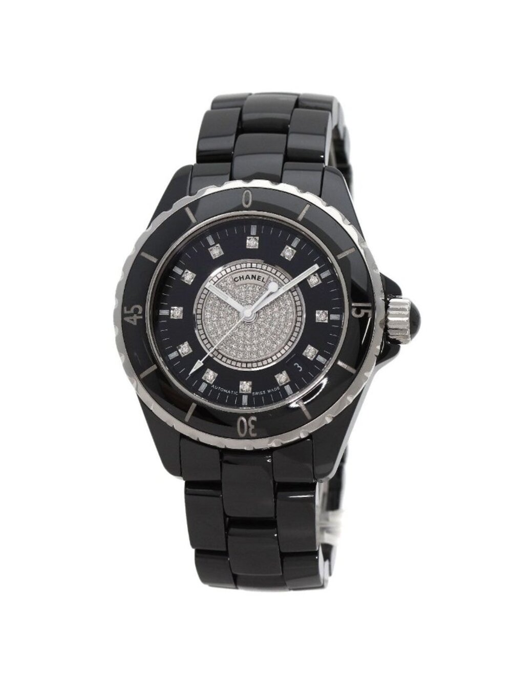 Chanel Diamond Watch Ceramic